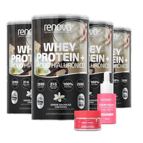 4 Whey Protein com Ácido Hialurônico