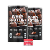 2 Whey Protein com Ácido Hialurônico 1x Creme Retinol