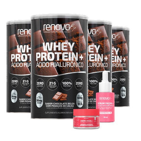 4 Whey Protein com Ácido Hialurônico
