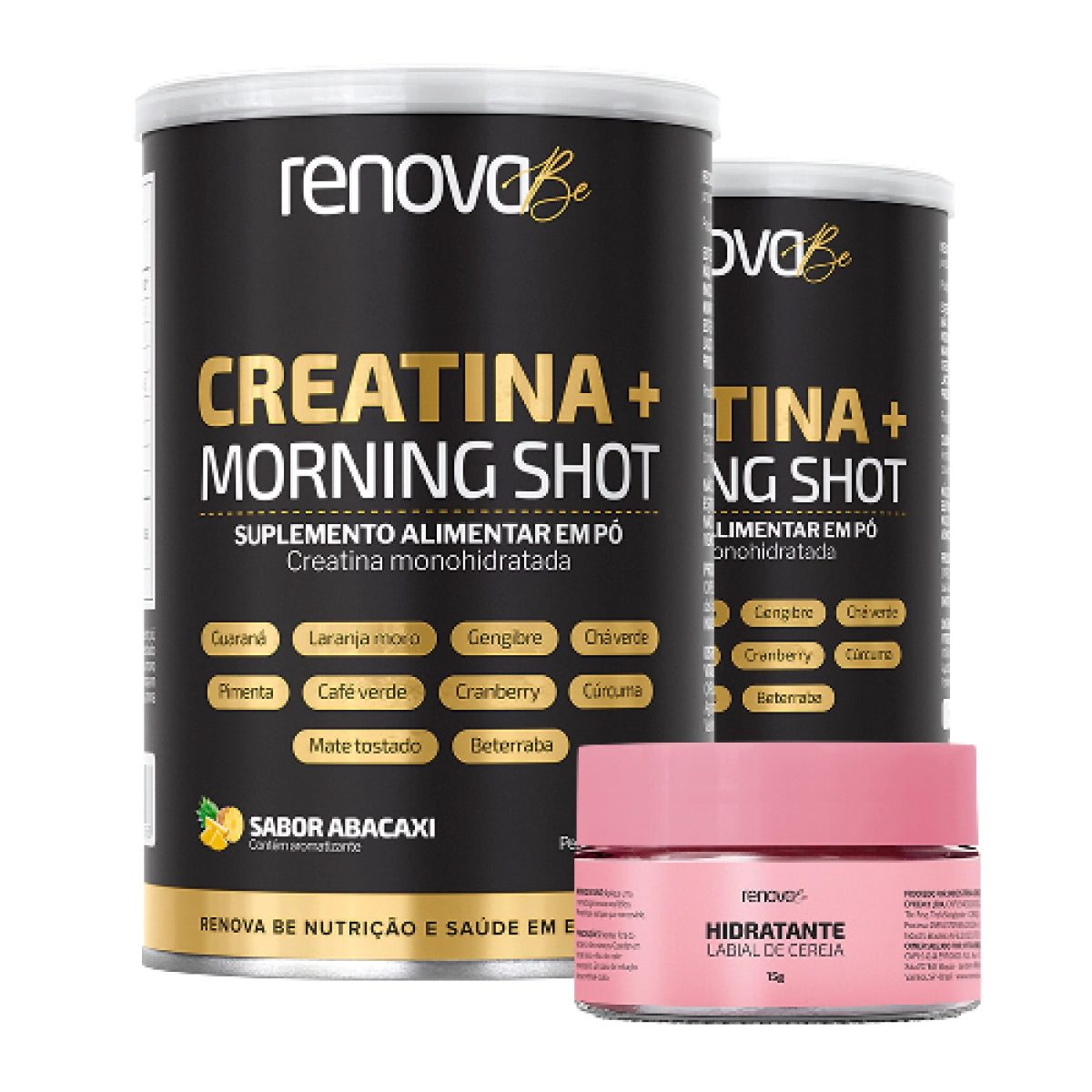 2 Creatinas Morning Shot + 1 Creme Retinol