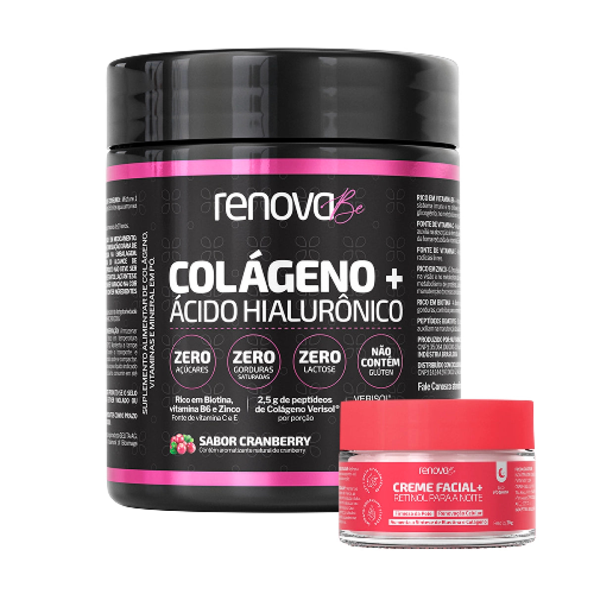 1 Colágeno Verisol® + 1x Creme Facial Retinol