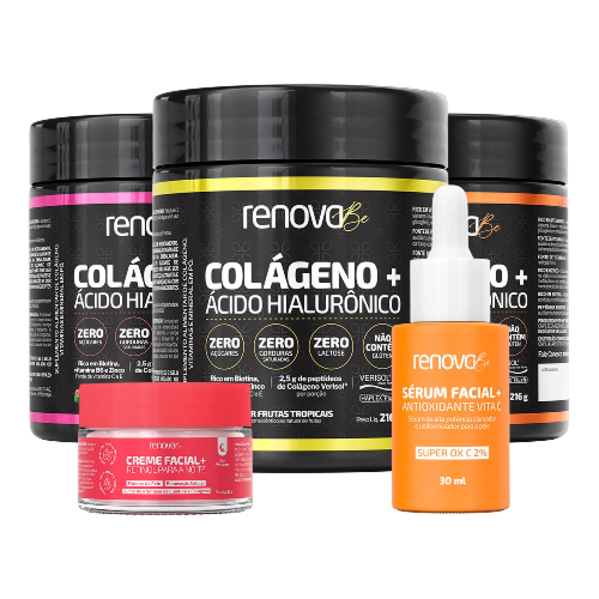 3 Colágenos Verisol® + 1 Retinol + 1 Sérum Facial