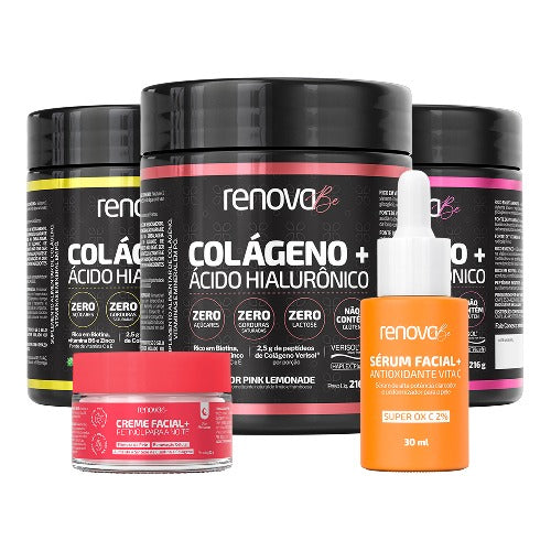 3 Colágenos Verisol® + 1 Retinol + 1 Sérum Facial