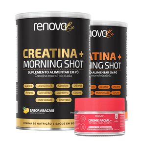2 Creatinas Morning Shot + 1 Creme Retinol
