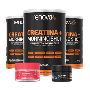 3 Creatinas + 1 Resveratrol + 1 Balm de Dores