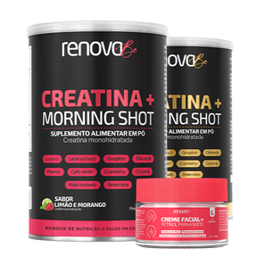 2 Creatinas Morning Shot + 1 Creme Retinol
