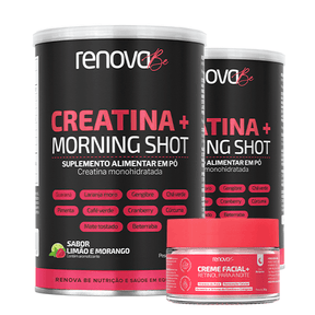 2 Creatinas Morning Shot + 1 Creme Retinol