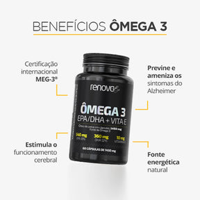 3 Ômega 3 + 1 Creme Retinol + 1 Alívio Flex